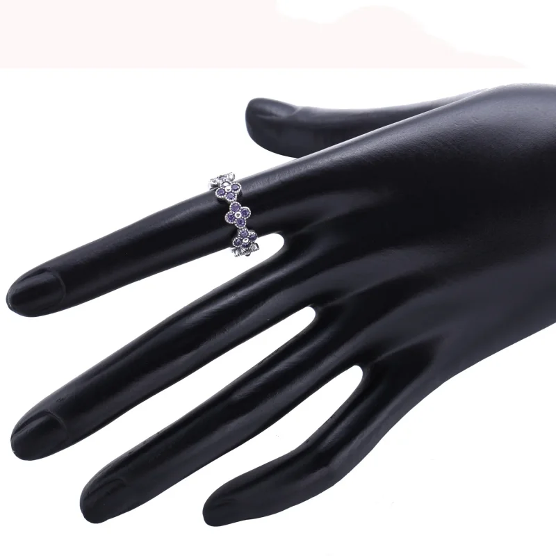 (slika za) PANDORA Prstan z orientalskimi cvetovi - 191000CZ - Ogled 5