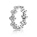 PANDORA Prstan z orientalskimi cvetovi - 191000CZ