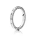 PANDORA Signature Hearts of PANDORA prstan, prozoren CZ - 197437CZ