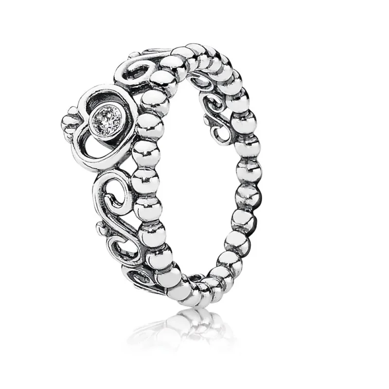 (slika za) PANDORA Silver ring with cubic zirconia - 190880CZ - Slika izdelka