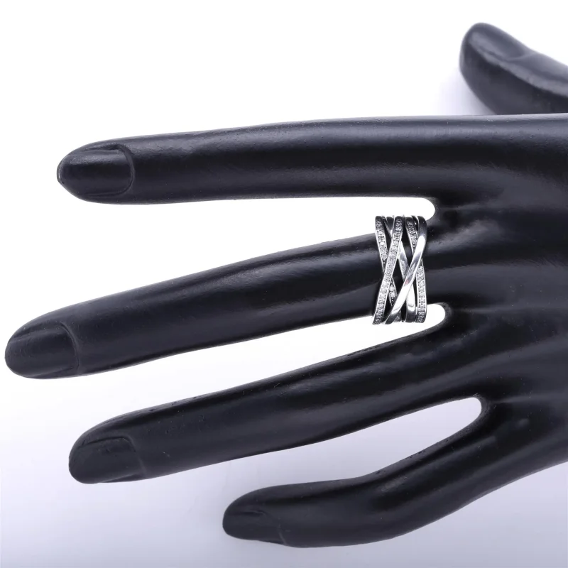 (slika za) PANDORA Srebrn prstan s kubičnim cirkonom - 190919CZ - Ogled 3