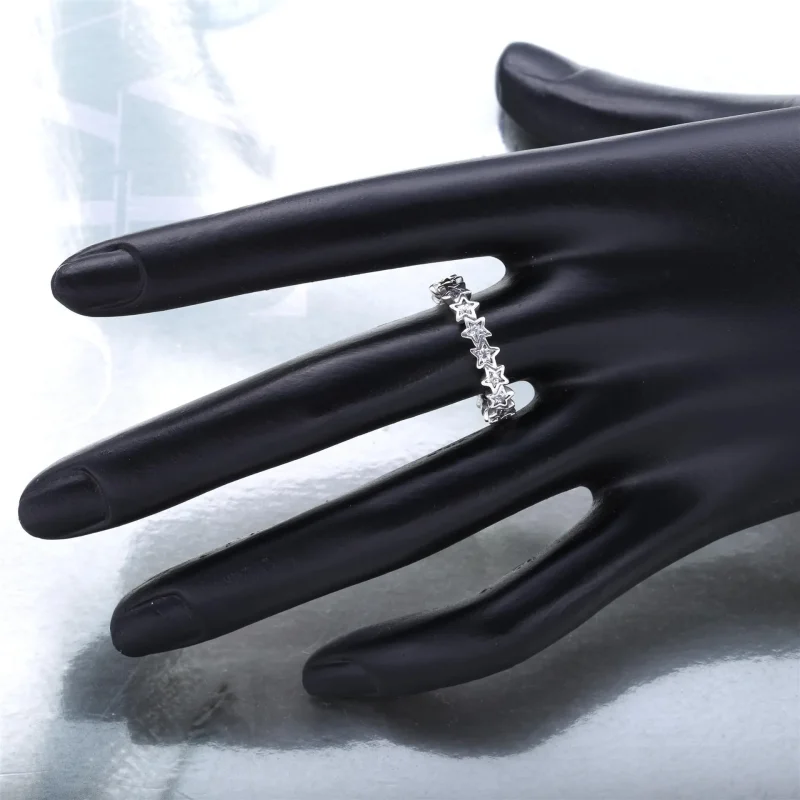 (slika za) PANDORA Starshine, prozorni prstani Cz - 190974CZ - Ogled 4