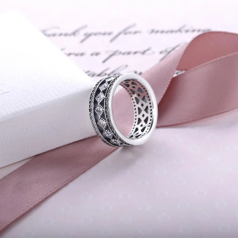 (slika za) PANDORA Vintage fascinantni prstan - 191007CZ - Ogled 2