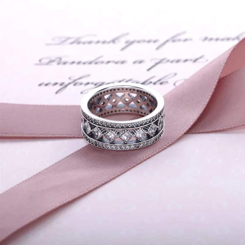 (slika za) PANDORA Vintage fascinantni prstan - 191007CZ - Ogled 3