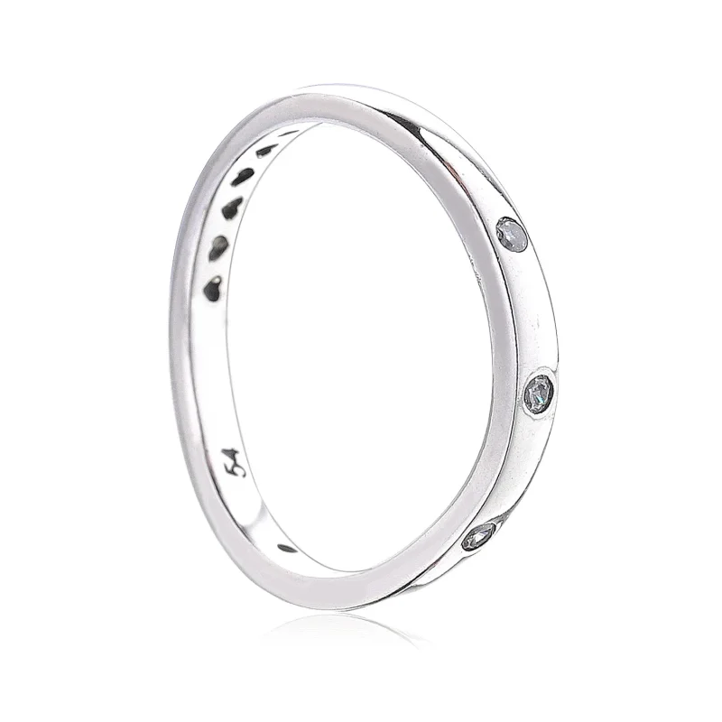 (slika za) PANDORA vrtinčasti obročki kapljic, prozoren CZ - 197113CZ - Ogled 2