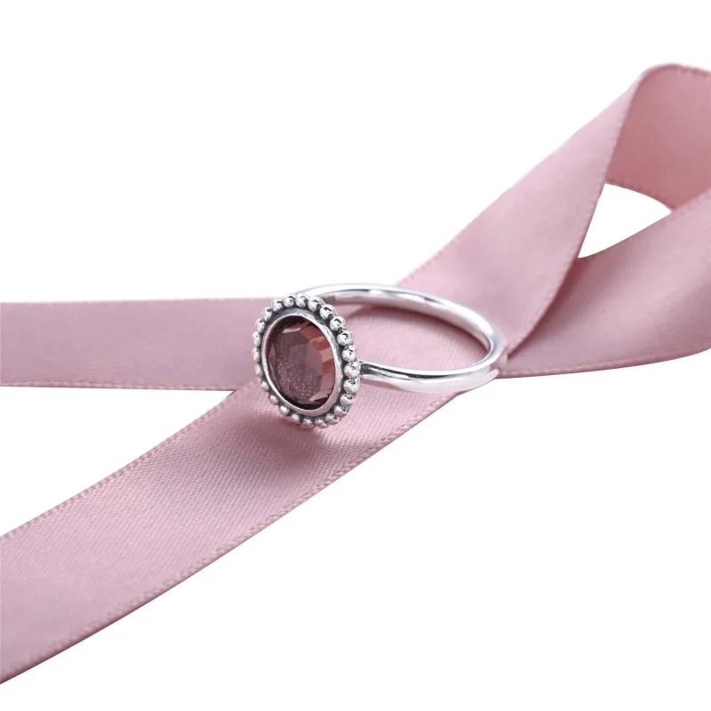 (slika za) Prstan PANDORA Brilliant Legacy, roza prozoren CZ - 190904PCZ - Prstani - Ogled 2