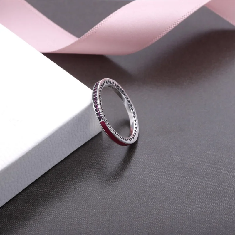 (slika za) Prstan s sijočimi srci iz PANDORE - 191011NCC - Ogled 5