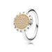 Prstan s podpisom PANDORA, prozoren CZ - 196231CZ