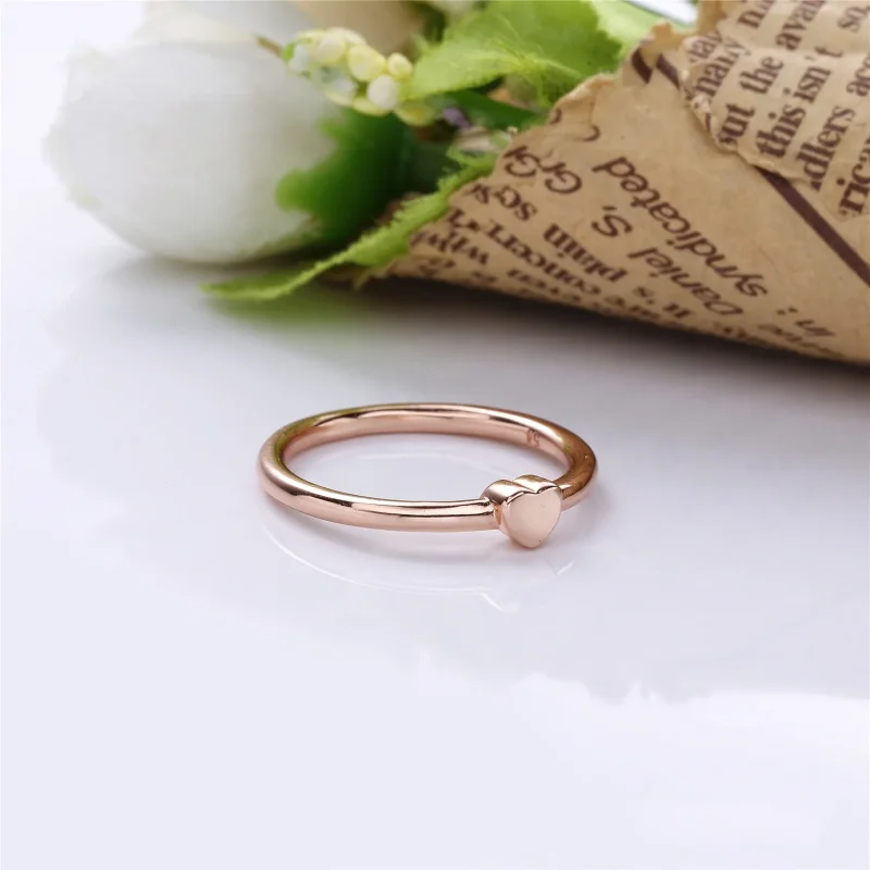(slika za) Prstan s srcem Puzzle PANDORA Rose™ - 186551 - Ogled 2
