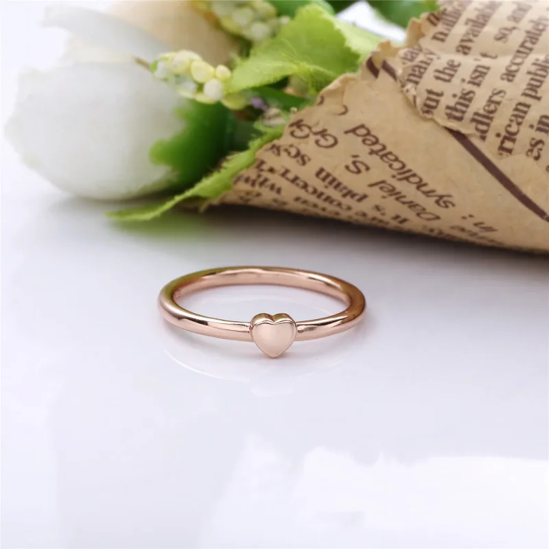 (slika za) Prstan s srcem Puzzle PANDORA Rose™ - 186551 - Ogled 3