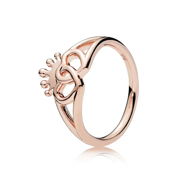 Prstan United Regal Hearts, PANDORA Rose™ - 187685
