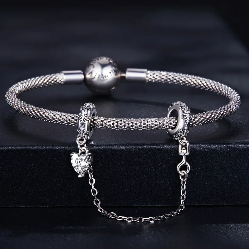 (slika za) Varnostna veriga z retro vzorcem Pandora - SCC2407 - Ogled 3