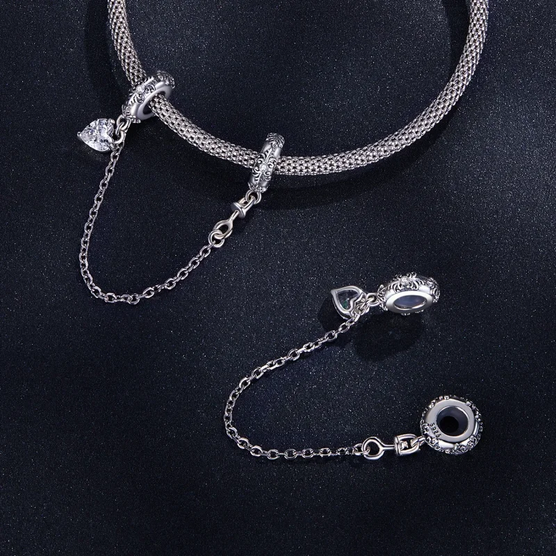 (slika za) Varnostna veriga z retro vzorcem Pandora - SCC2407 - Ogled 4