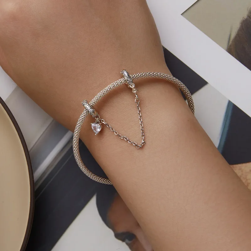 (slika za) Varnostna veriga z retro vzorcem Pandora - SCC2407 - Ogled 5