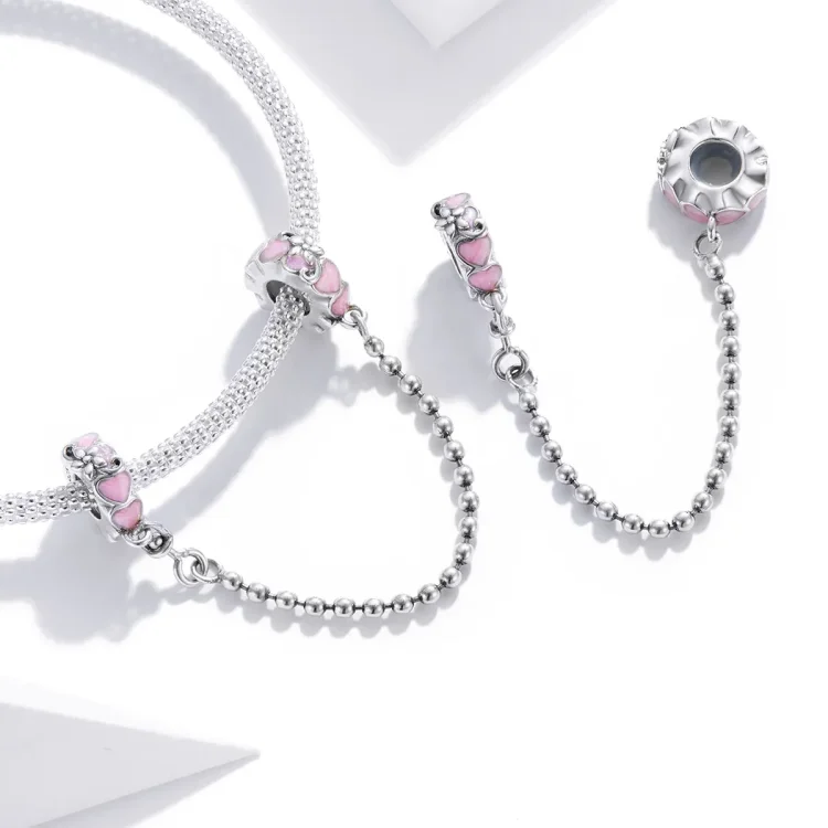Varnostna veriga Pandora Style Silver Love Daisy - SCC1799