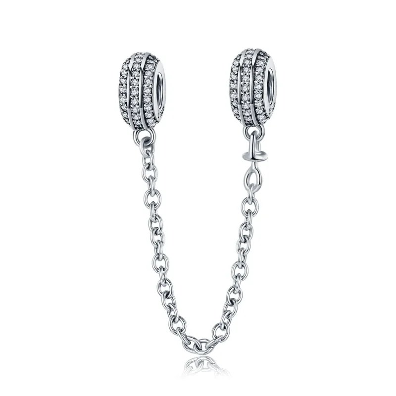 (slika za) Varnostna veriga Pandora Style Silver Pave - SCC812 - Slika izdelka