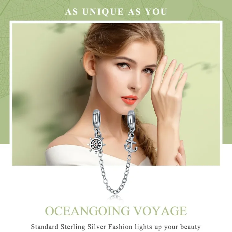 Varnostna veriga Pandora Style Silver Voyage - SCC604