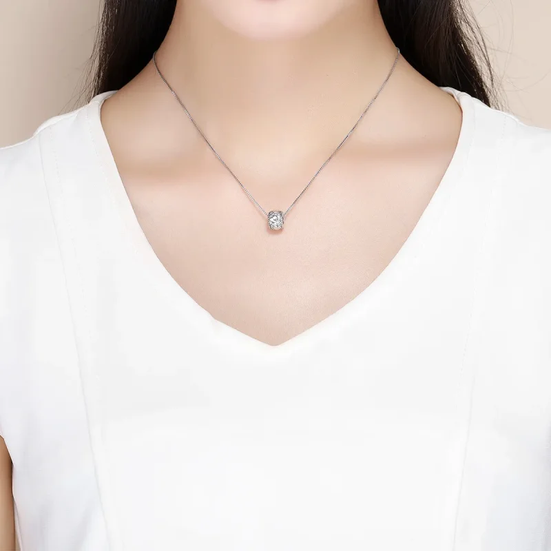 (slika za) Pandora Style Silver Shine In My Heart Distančnik Obesek - SCC798 - Ogled 5