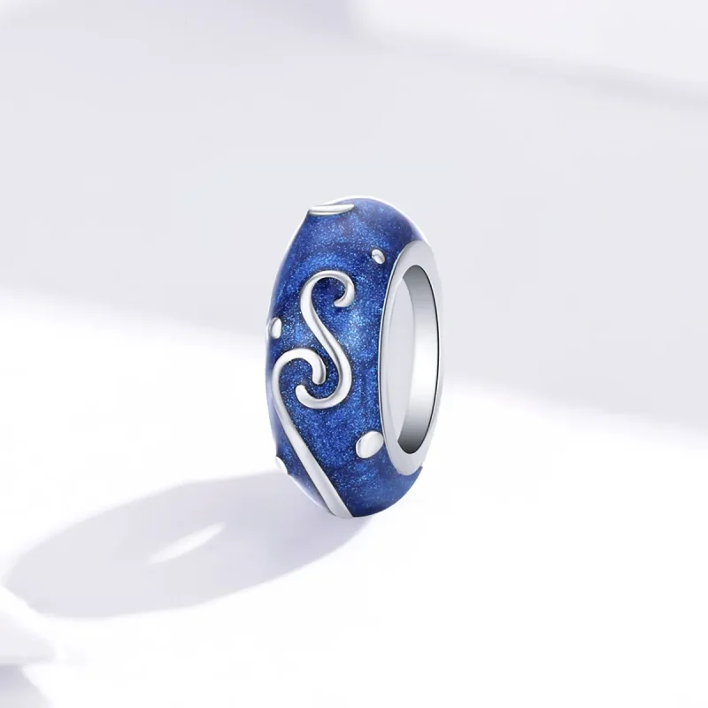 (slika za) Pandora Style Silver Star Glow Distančnik Obesek - SCC1388 - Ogled 2