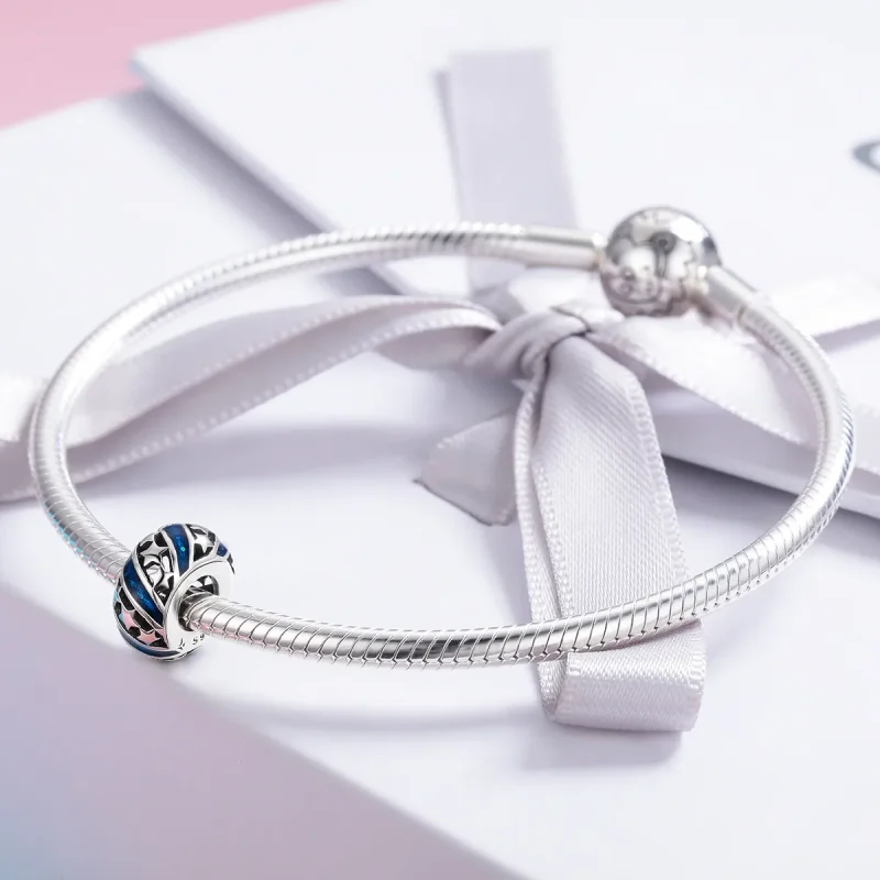 (slika za) Pandora Style Silver The Shining Star River Distančnik Obesek - SCC636 - Ogled 4
