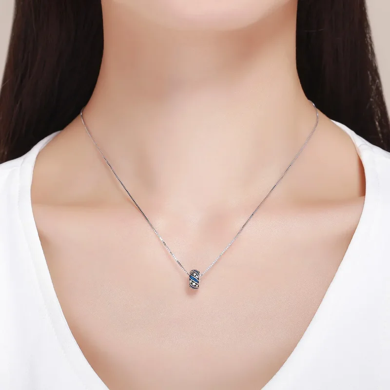 (slika za) Pandora Style Silver The Shining Star River Distančnik Obesek - SCC636 - Ogled 6