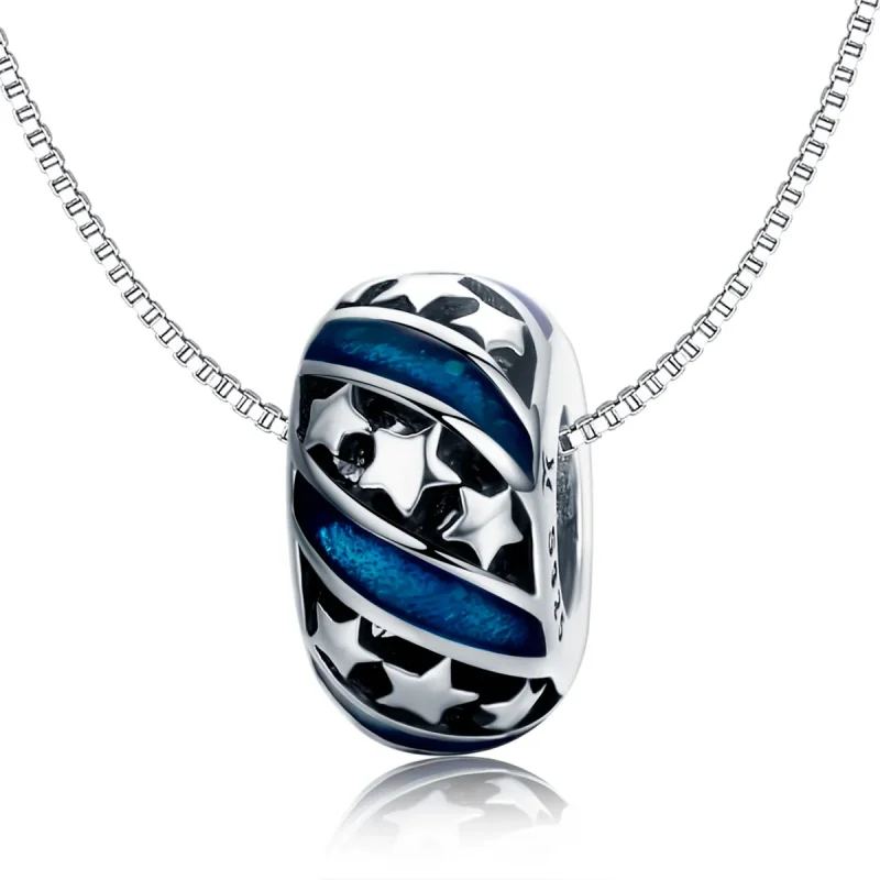 (slika za) Pandora Style Silver The Shining Star River Distančnik Obesek - SCC636 - Ogled 7