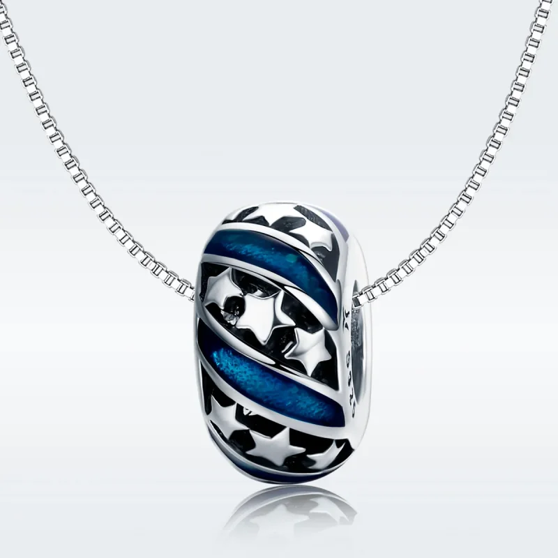 (slika za) Pandora Style Silver The Shining Star River Distančnik Obesek - SCC636 - Ogled 8