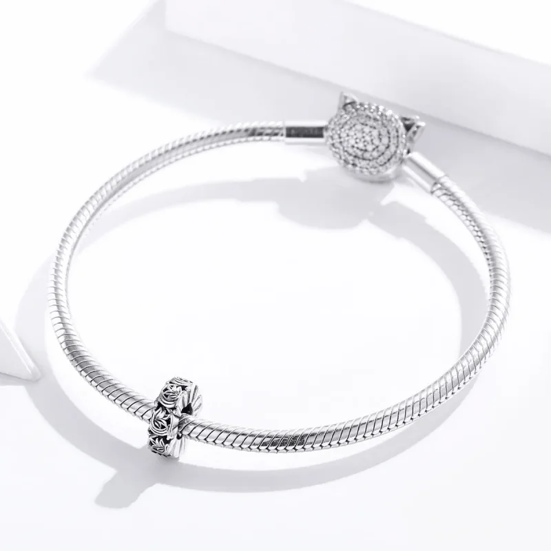 (slika za) Pandora Style Silver Vintage Distančnik Obesek - SCC1601 - Ogled 3