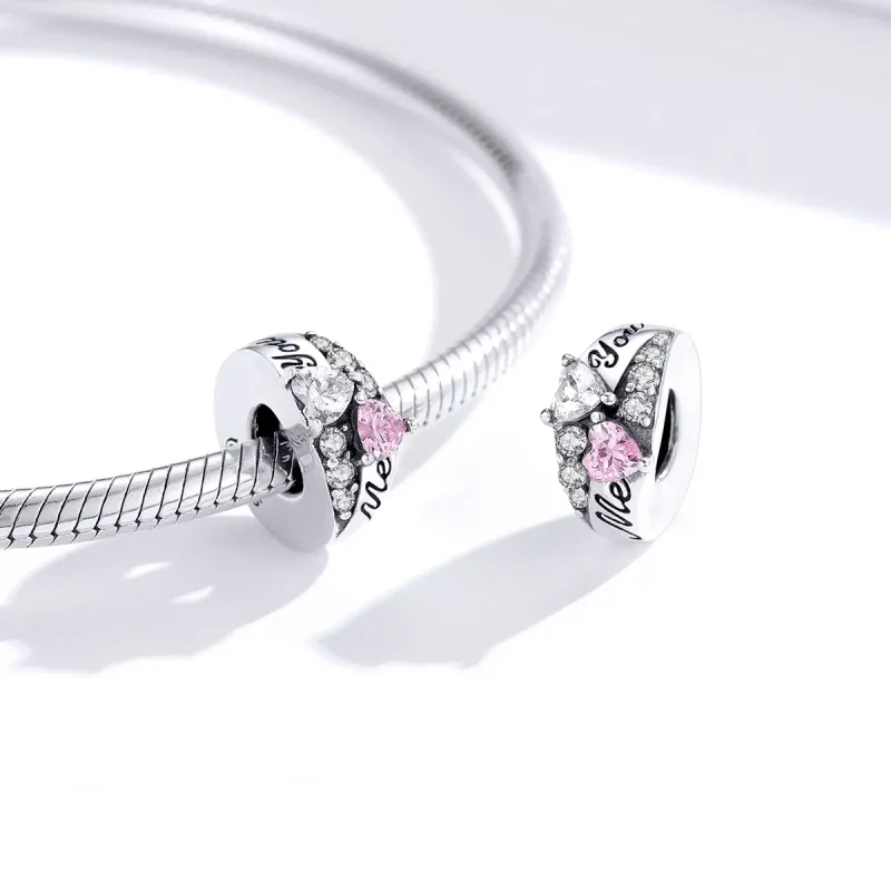 (slika za) Srebrni distančni obesek Sweet Heart Style Pandora - BSC283 - Ogled 3