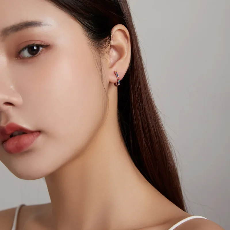 (slika za) Božični uhani s palico v stilu Pandora - SCE1167-A - Ogled 4