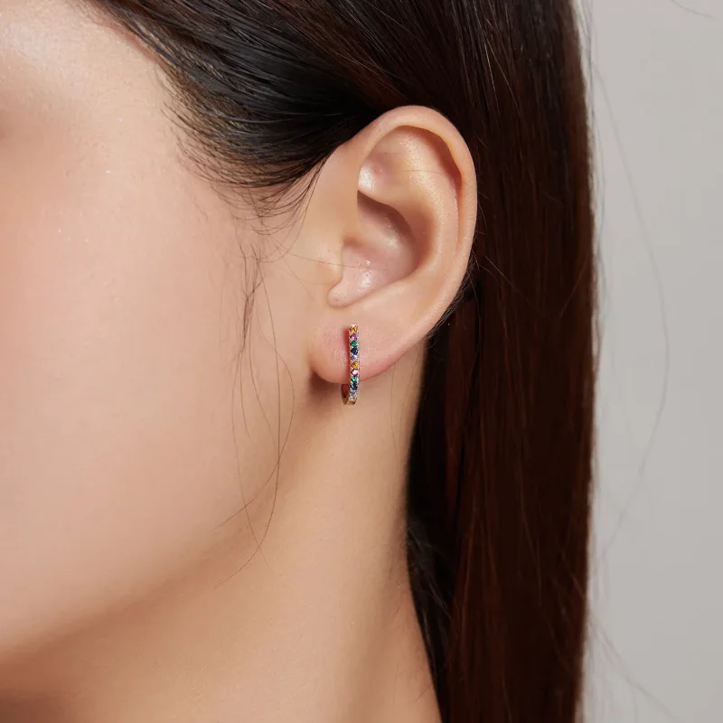 (slika za) Božični uhani s palico v stilu Pandora - SCE1167-A - Ogled 5