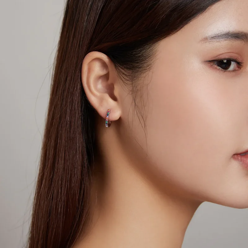 (slika za) Božični uhani s palico v stilu Pandora - SCE1167-A - Ogled 6