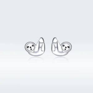 (slika za) Pandora Style Little Sloth Stud Uhani - BSE303