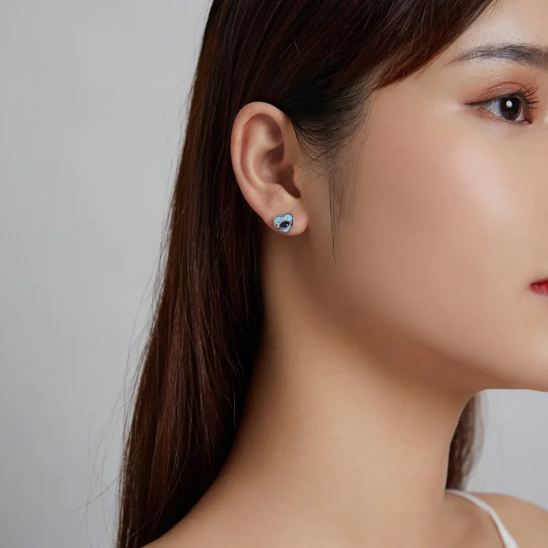 (slika za) Pandora Style Love Guard Uhani s čepki - SCE1134 - Ogled 5