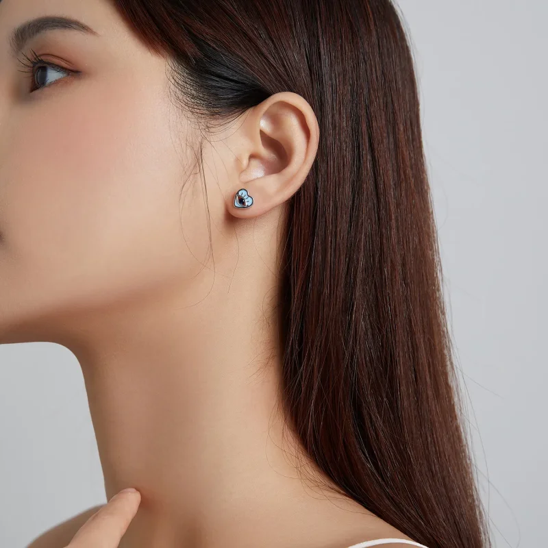 (slika za) Pandora Style Love Guard Uhani s čepki - SCE1134 - Ogled 7