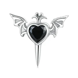 (slika za) Pandora Style Love Wings Stud uhani - SCE1179-BK