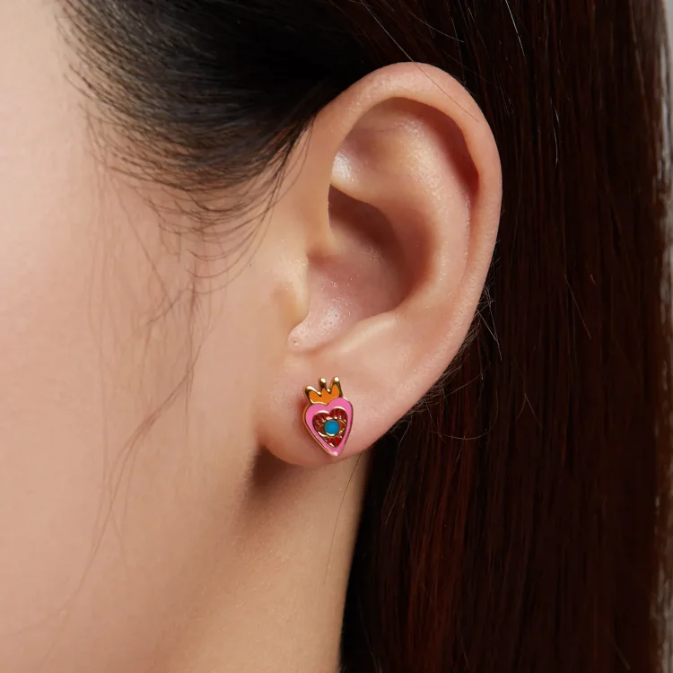 Pandora Style Loving Eye Stud Uhani - SCE1232