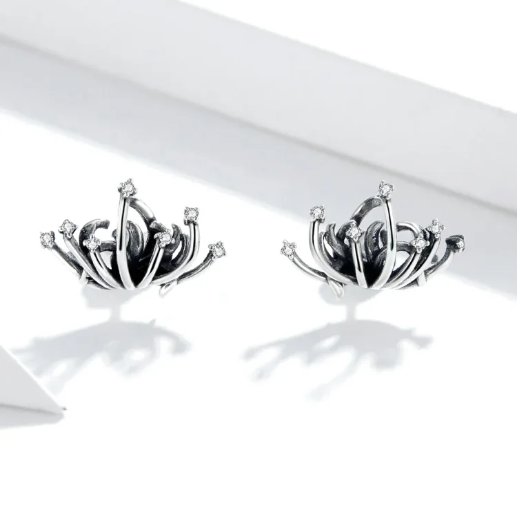 Pandora Style Lycoris radiata uhani z žebljički - SCE940