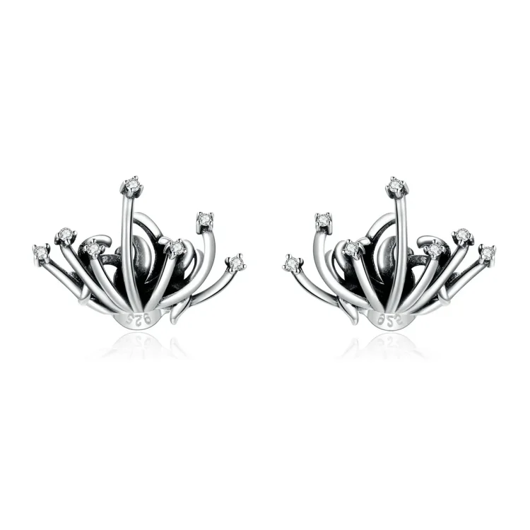 Pandora Style Lycoris radiata uhani z žebljički - SCE940