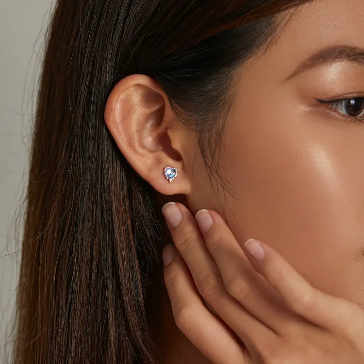 Pandora Style Melting Love Stud uhani - SCE1306