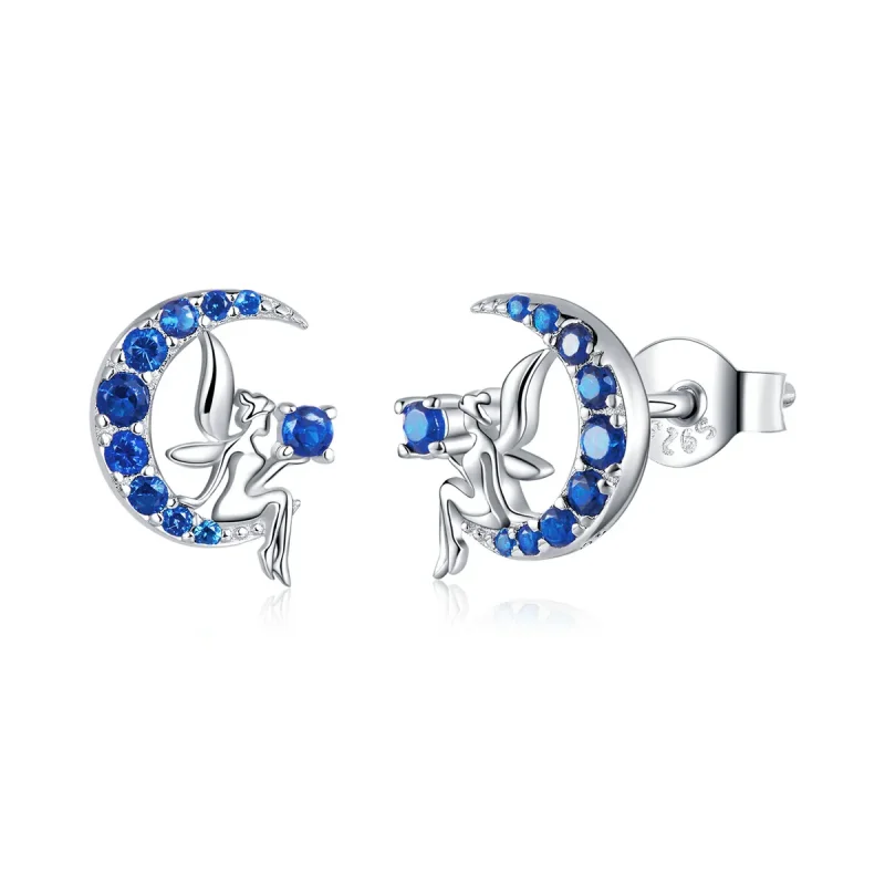 (slika za) Pandora Style Moon Elf Stud Uhani - BSE376 - Slika izdelka