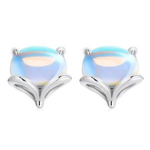 (slika za) Pandora Style Moonstone Fox uhani s čepki - SCE1386