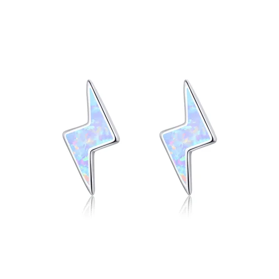 (slika za) Pandora Style Opal Lightning Stud Uhani - SCE860