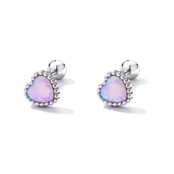 Pandora Style Opal Love Stud uhani - SCE1383