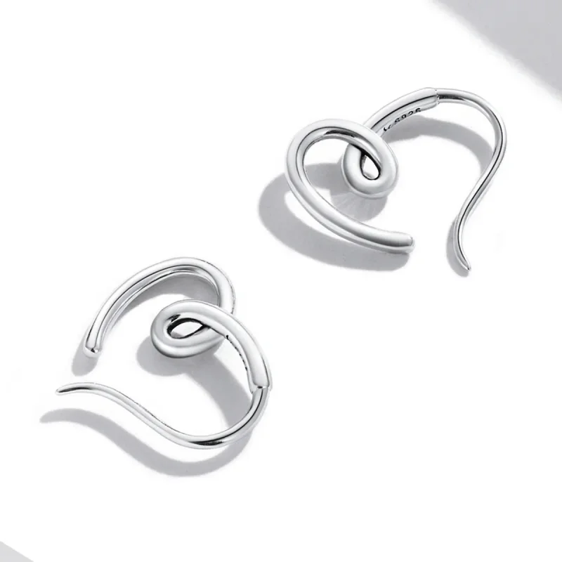 (slika za) Pandora Style Simple Love Stud uhani - SCE1333 - Ogled 4