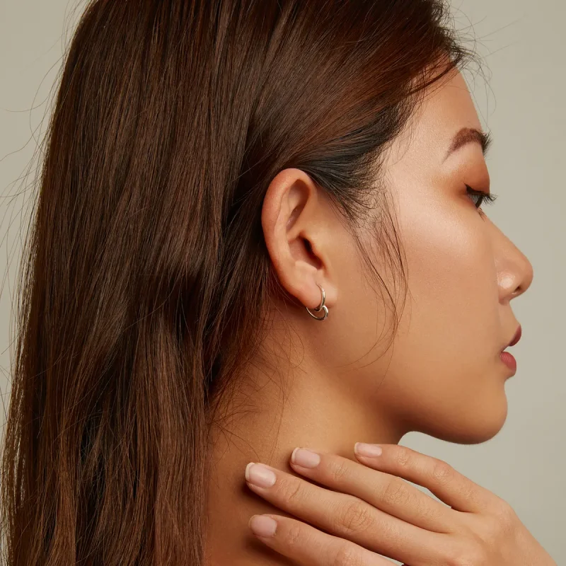 (slika za) Pandora Style Simple Love Stud uhani - SCE1333 - Ogled 7