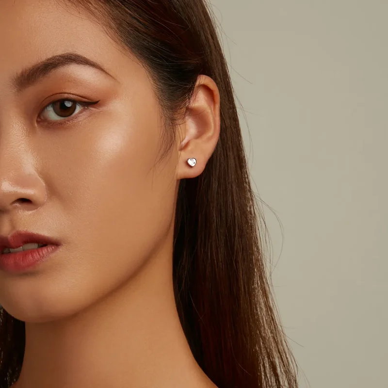 (slika za) Pandora Style Simple Love Stud uhani - SCE1352-VT - Ogled 7