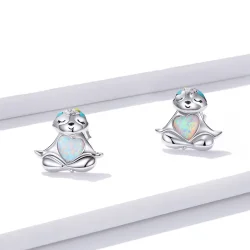 Pandora Style Sloth Stud Uhani - BSE483