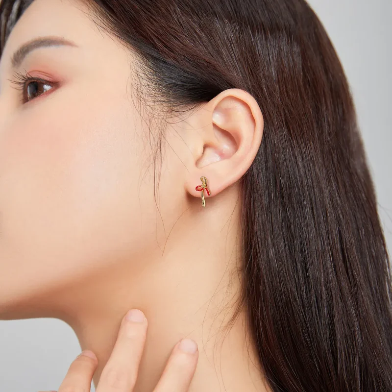 (slika za) Pandora Style Small Wish Stud Uhani - SCE1058 - Ogled 4
