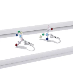 Pandora Style Star Track Uhani - BSE457